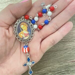 our lady of providence puerto rican car rosary